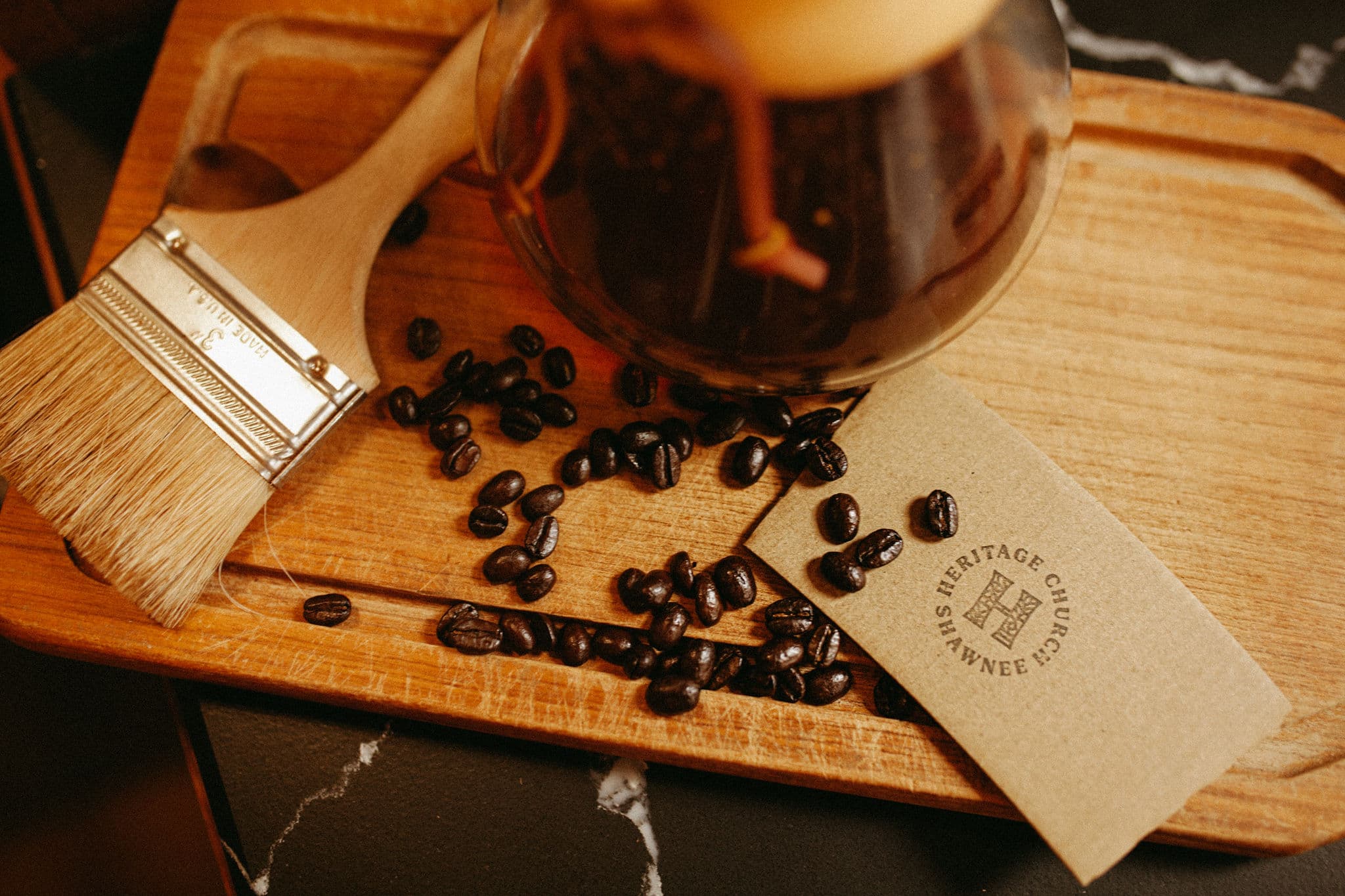 Coffee beans used to make the coffee at Heritage Church.