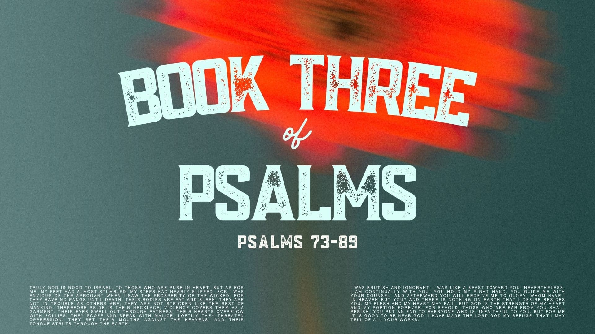 Book Three of Psalms